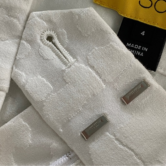 SoCa by St. John Cream White Cropped Pants size 4 - Picture 10 of 11